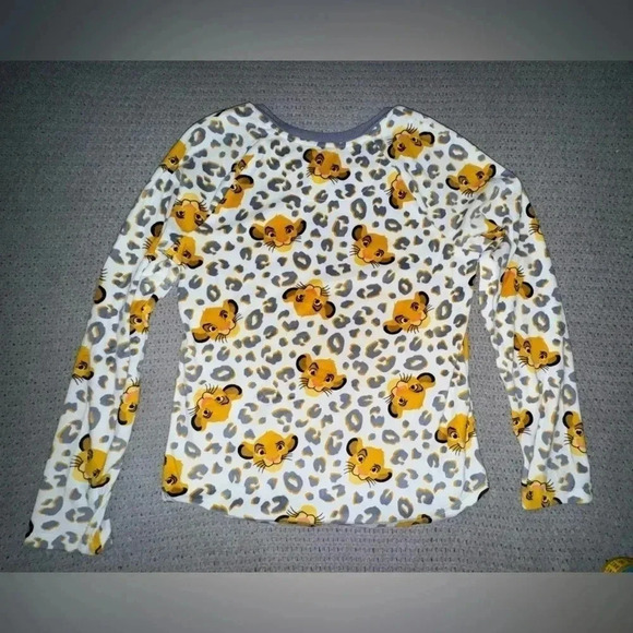 Disney The Lion King Simba Leopard Print Size XS Soft EUC - Picture 7 of 11